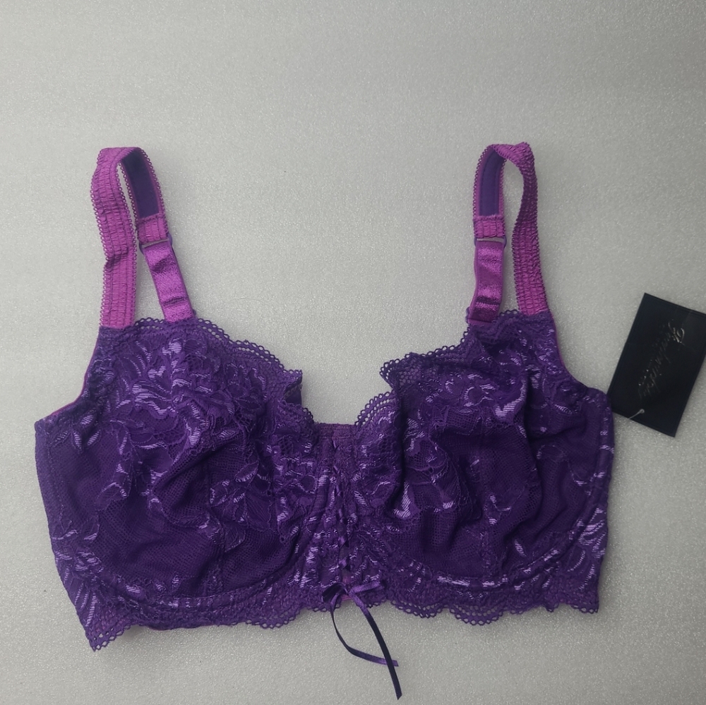 Frederick's of Hollywood Charlotte Purple Lace Underwire Bra